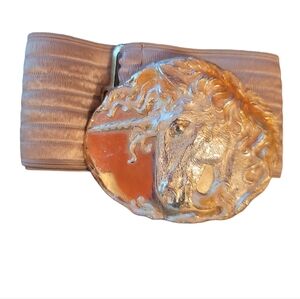 Charmant Unicorn Gold Buckle and Belt